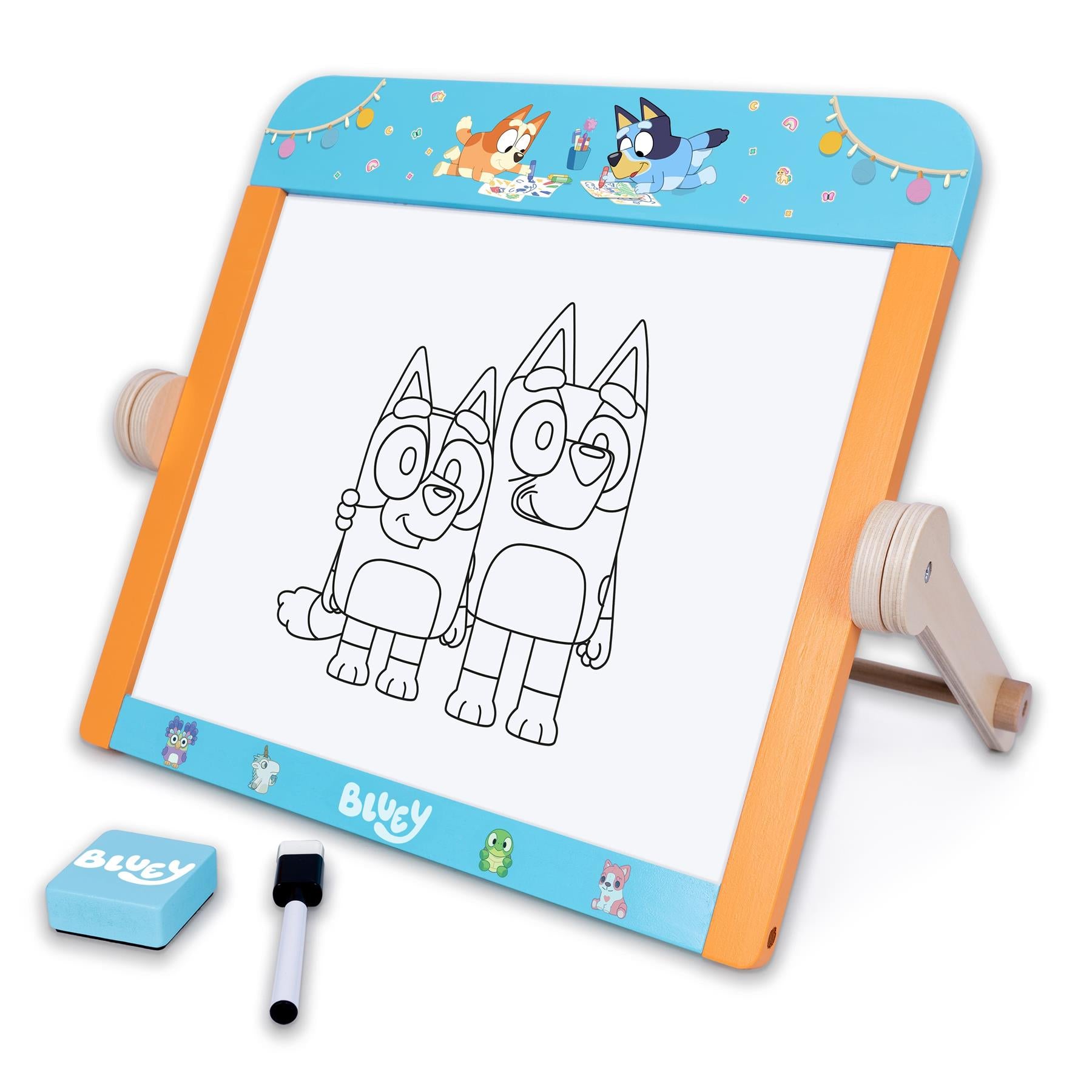 Bluey Wooden Table Top Easel