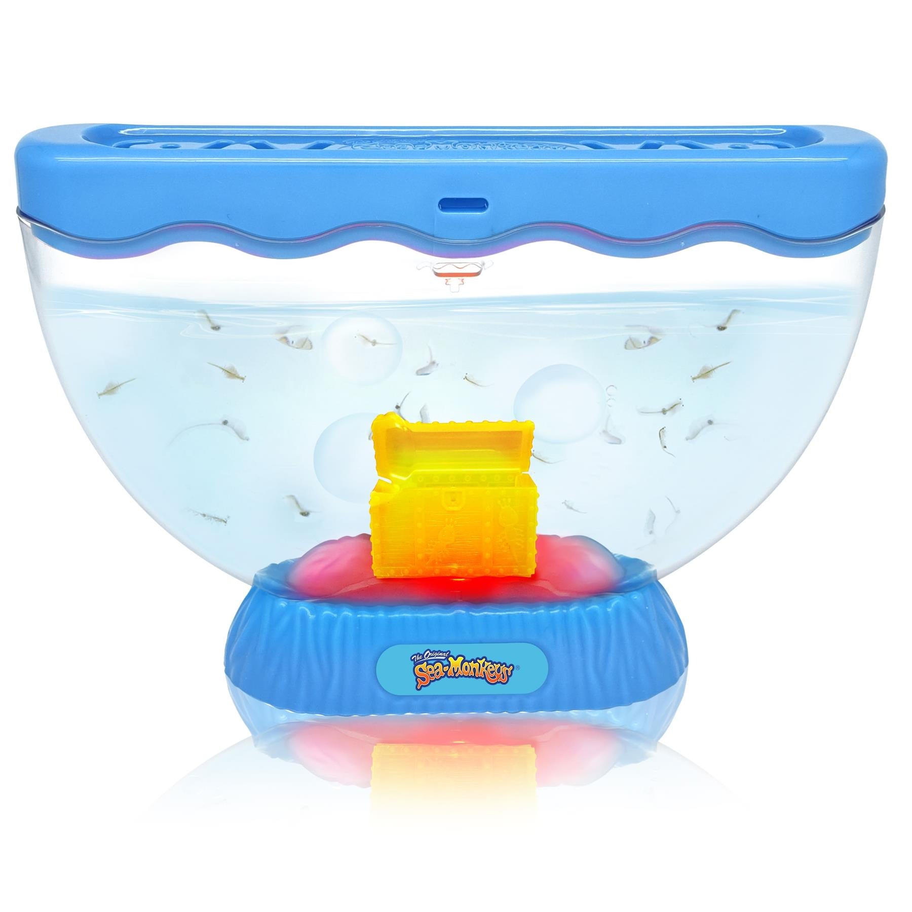 Ocean Treasure Tank Sea Monkey Blue with Light
