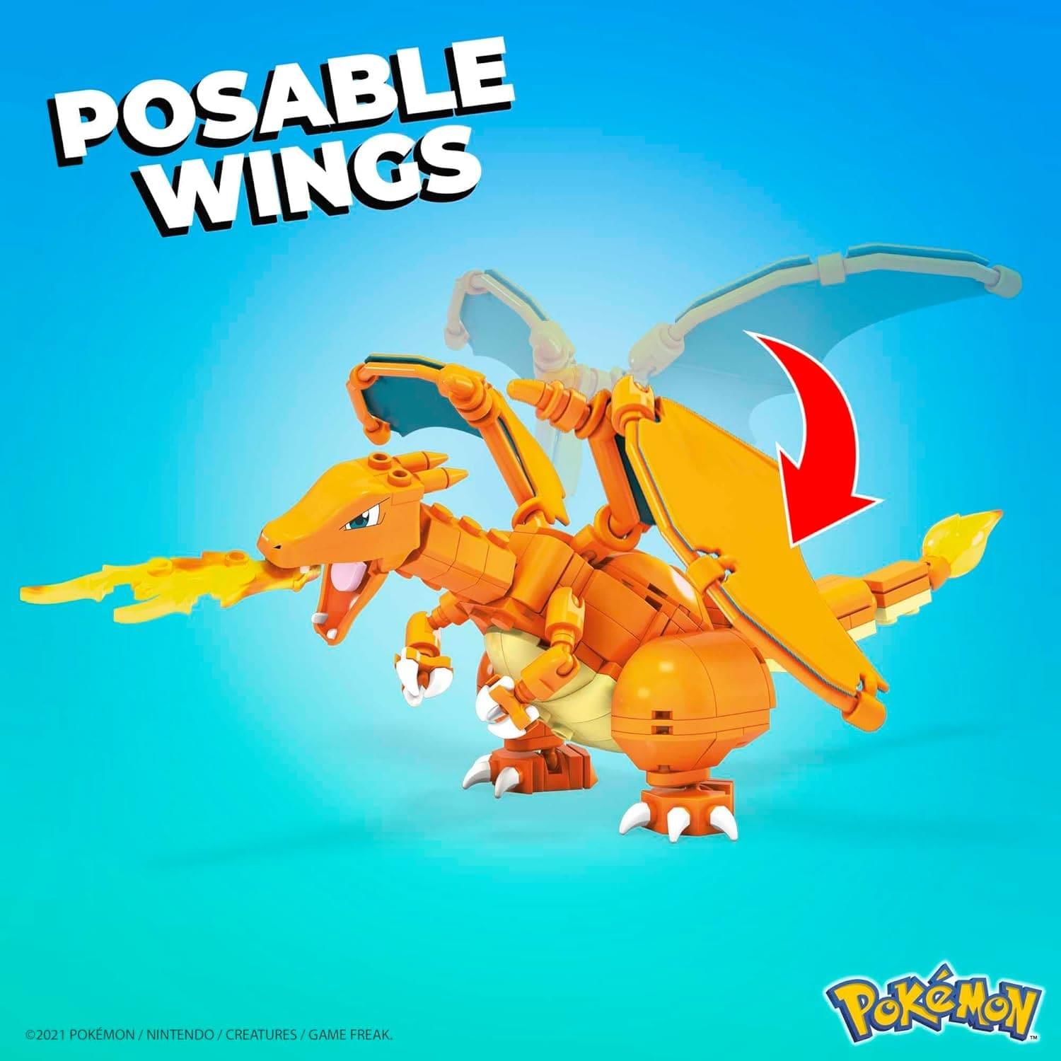 Mega Construx Pokémon Charmander Evolution Action Figure