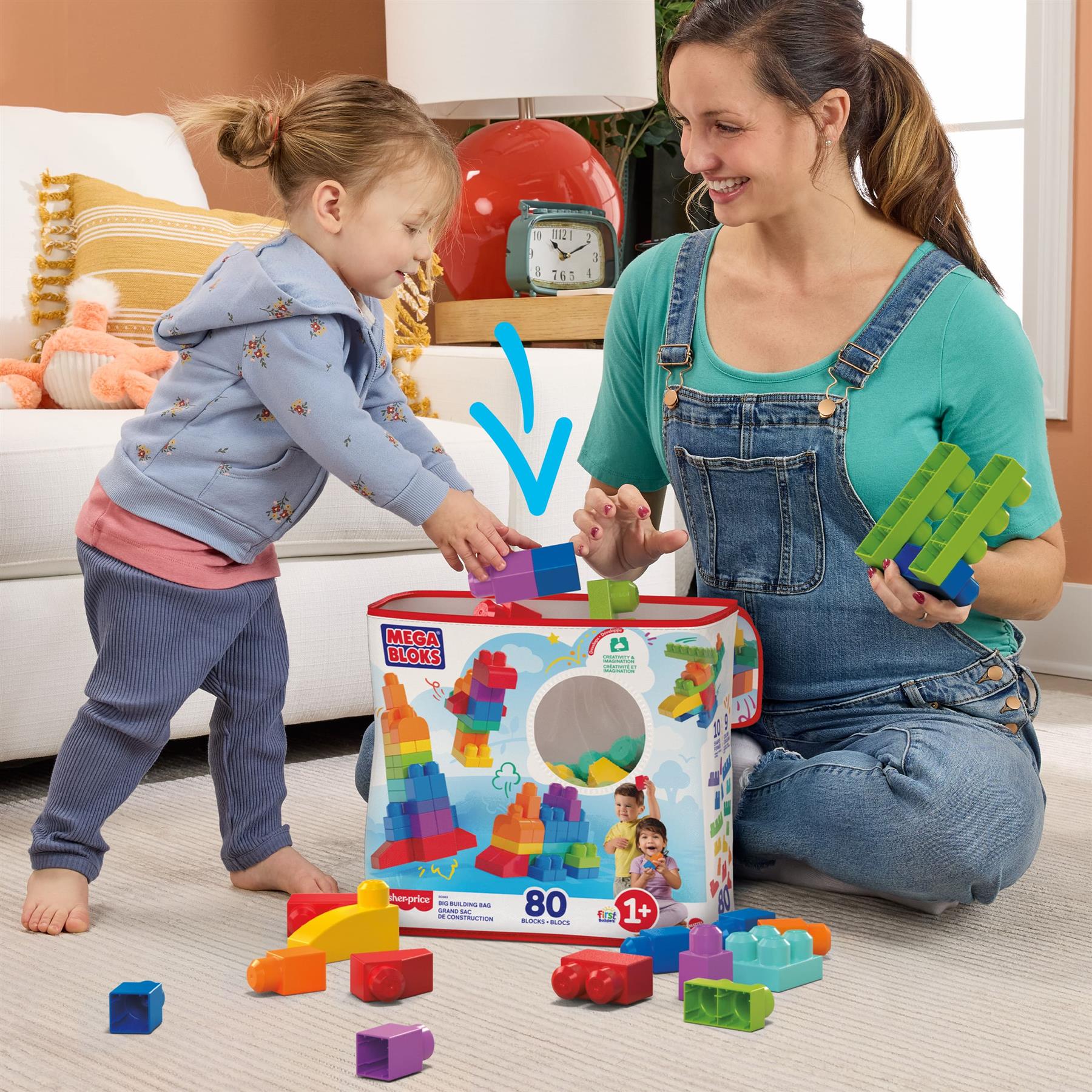 MEGA Bloks First Builders Big Building Bag