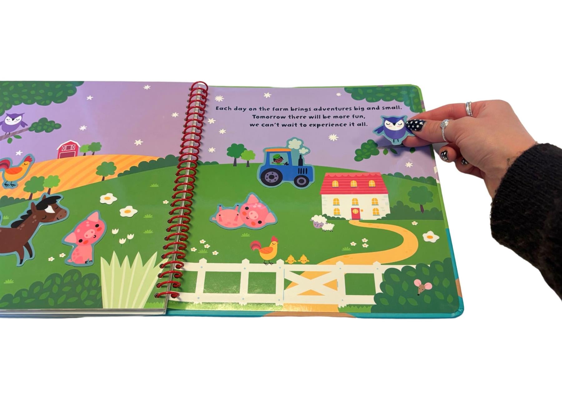 Silicone Sticker Book - Farm