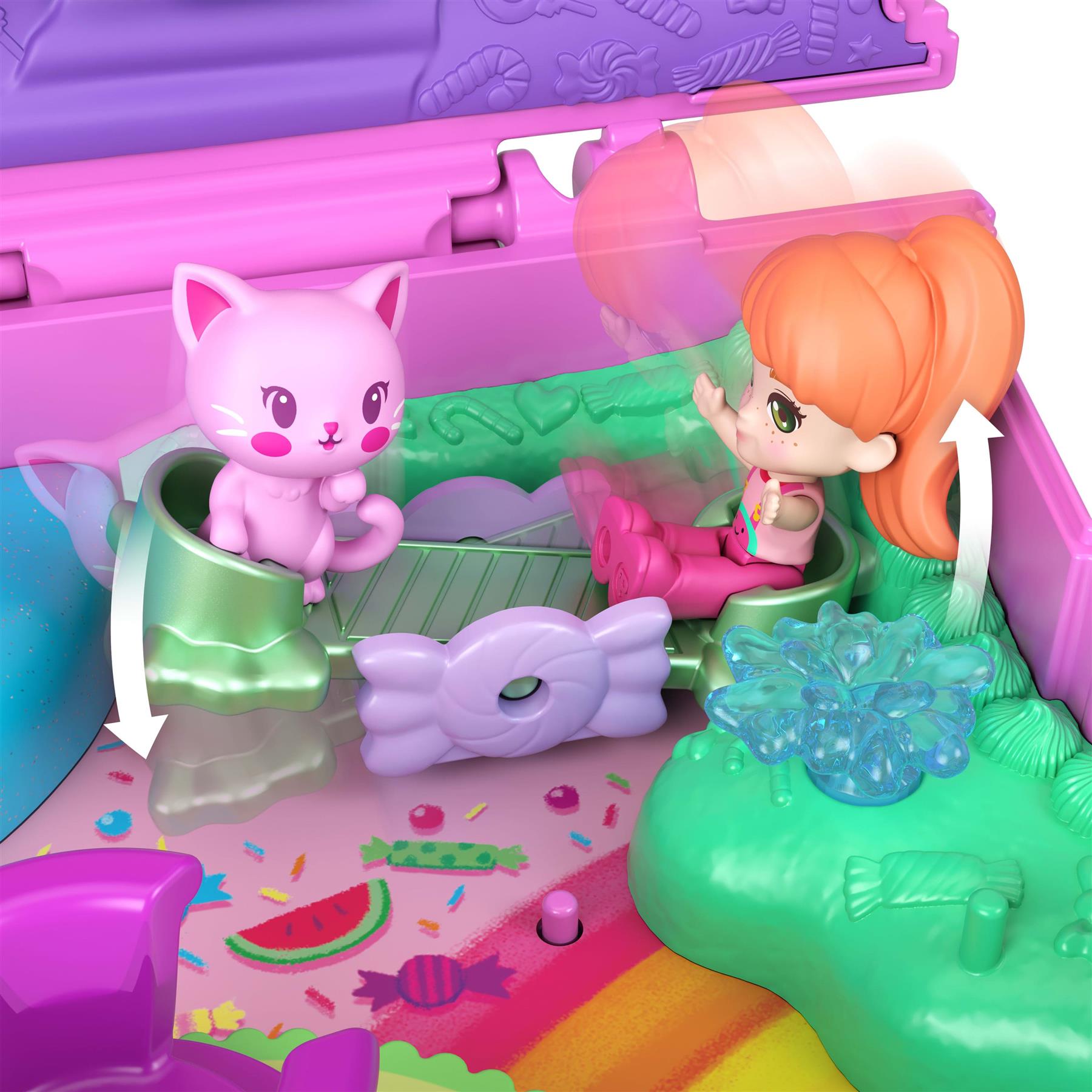 Polly Pocket Gumball Kitty Compact Playset