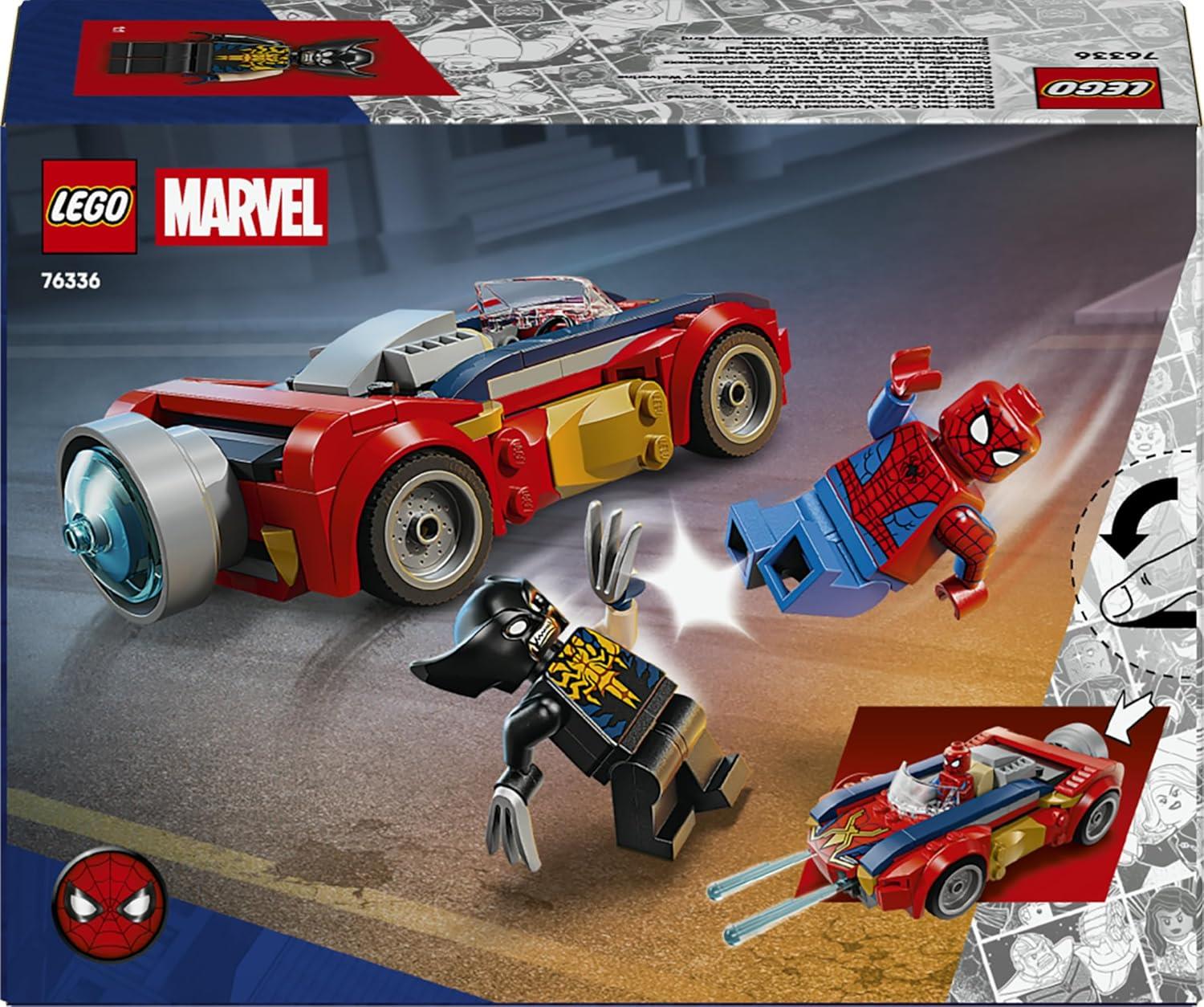 LEGO Marvel Spider-Man Car vs. Venomized Wolverine 76336