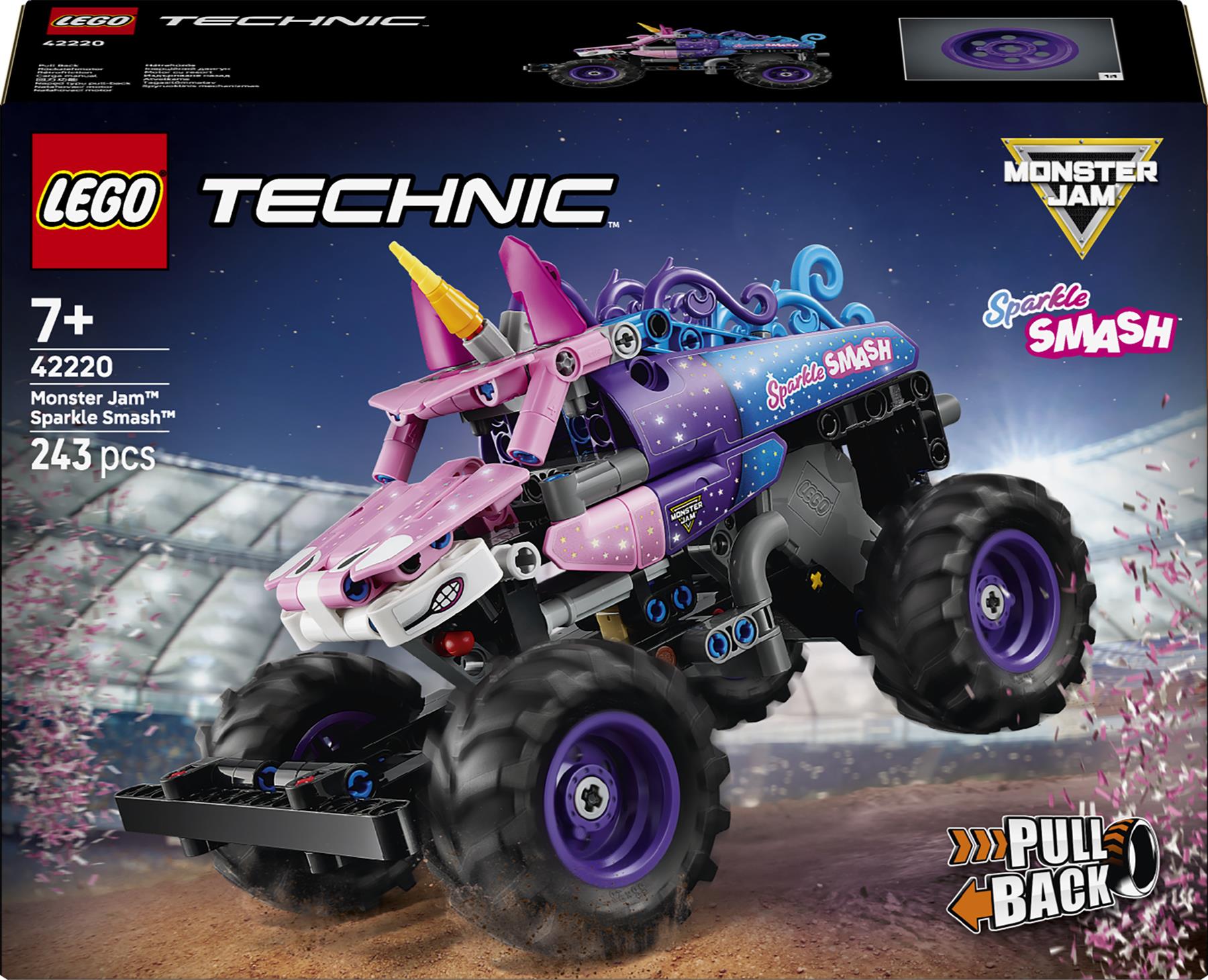 LEGO Technic Monster Jam Sparkle Smash Pull-Back 42220