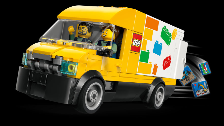 LEGO City: The LEGO Van Toy with 2 Minifigures 60500