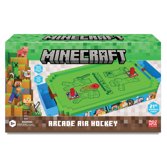 Minecraft Overworld Arcade Air Hockey Table