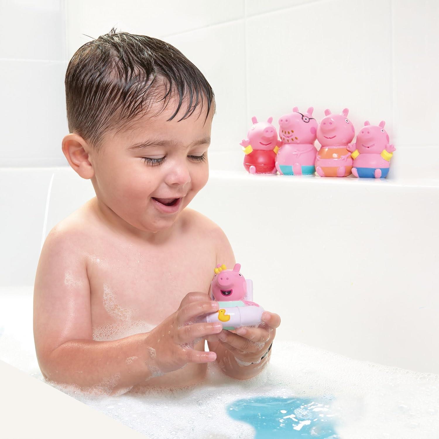 Tomy Toomies Peppa Pig Peppa Bath Squirters Family 5 Pack