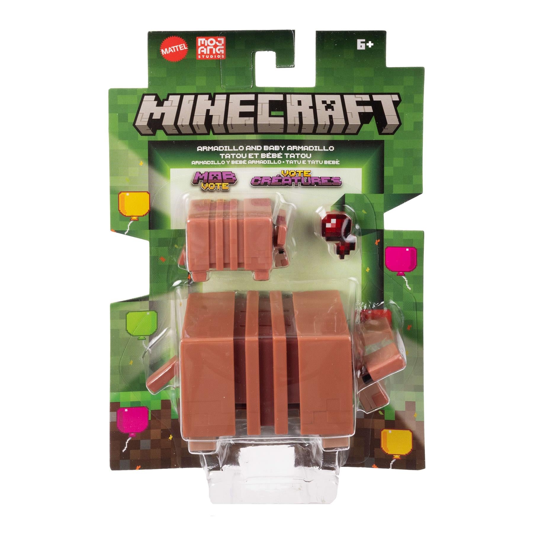 Minecraft 3.25 inch Figure - Armadillo & Baby