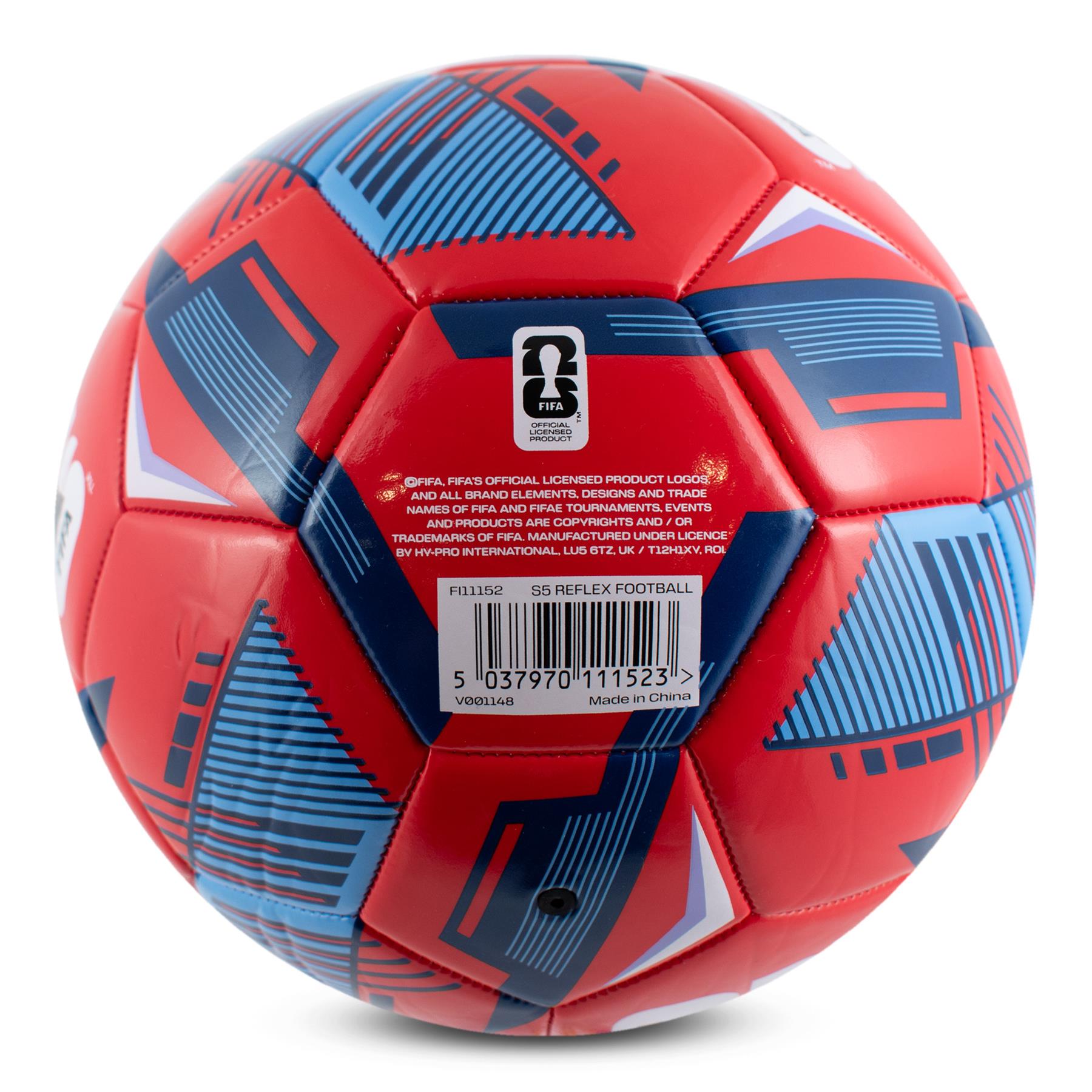 FIFA World Cup 26 Size 5 Reflex Football - Red