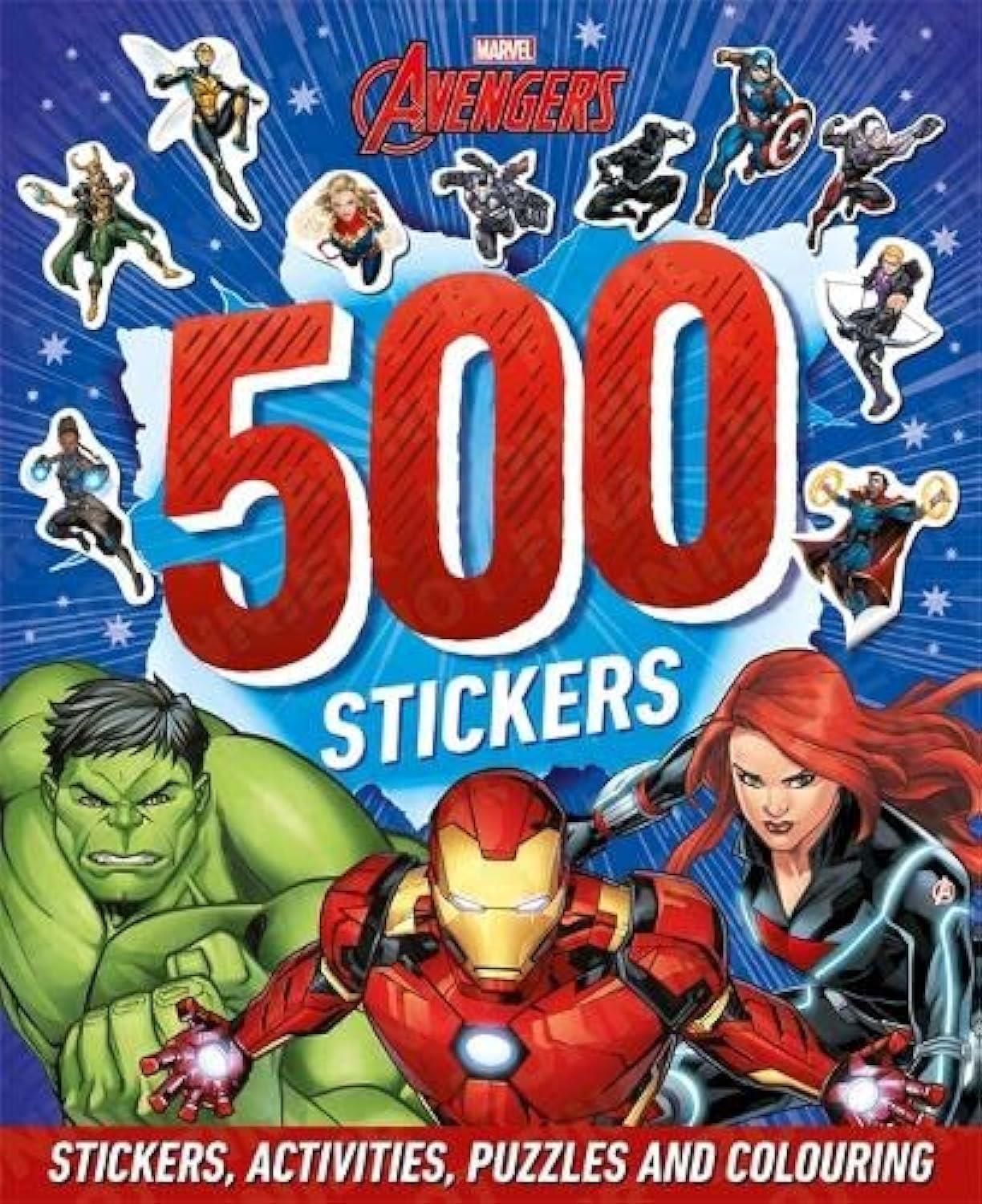 Marvel Avengers: Activity Book with 500x Stickers