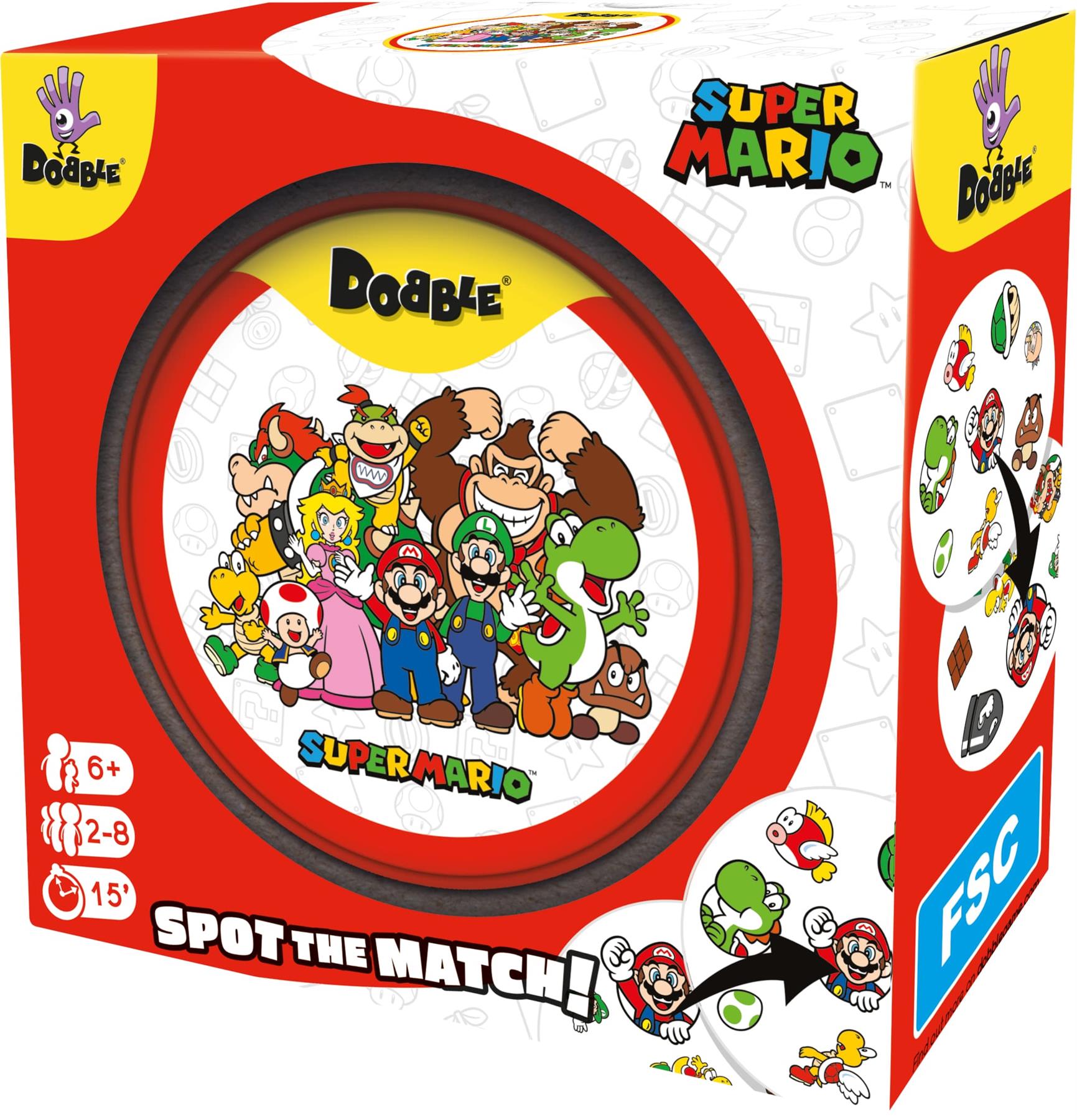Dobble Super Mario Family Card Game