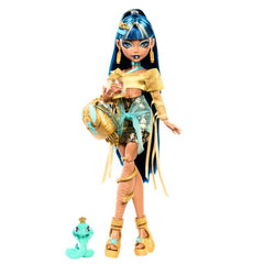 Monster High Cleo De Nile Fashion Doll with Pet Cobra Hissette