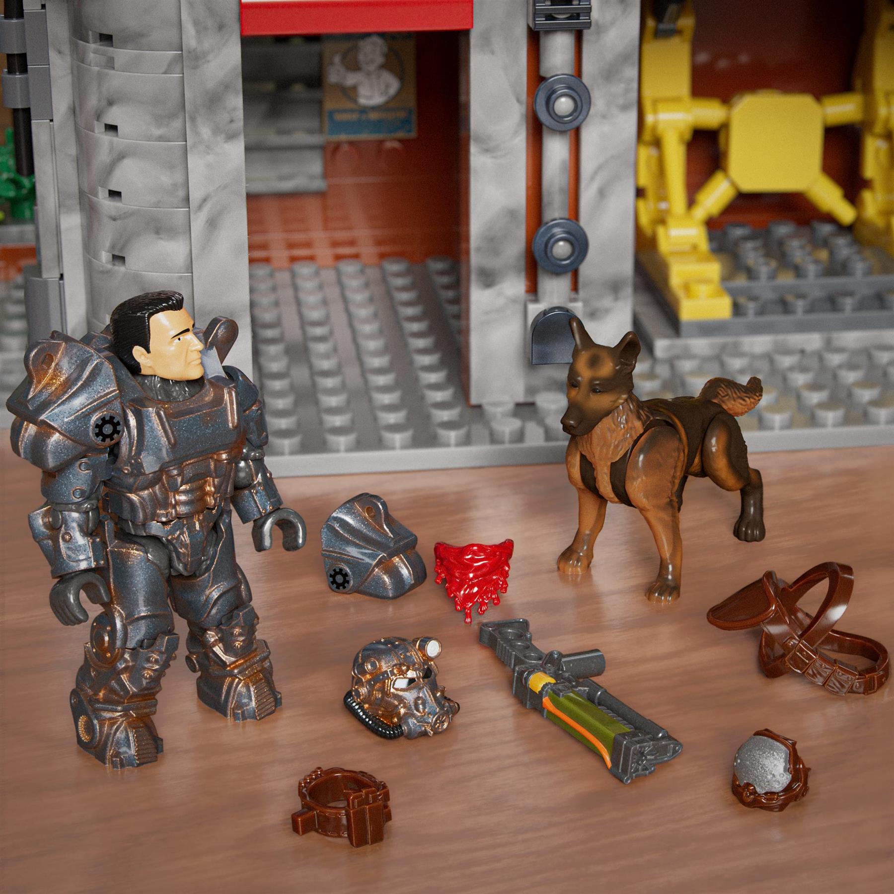 MEGA Fallout Red Rocket Building Toy Kit with 2 Action Figures