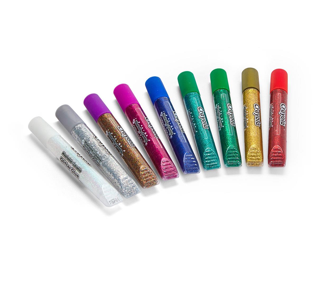 Crayola Washable Glitter Glue 9 Pack