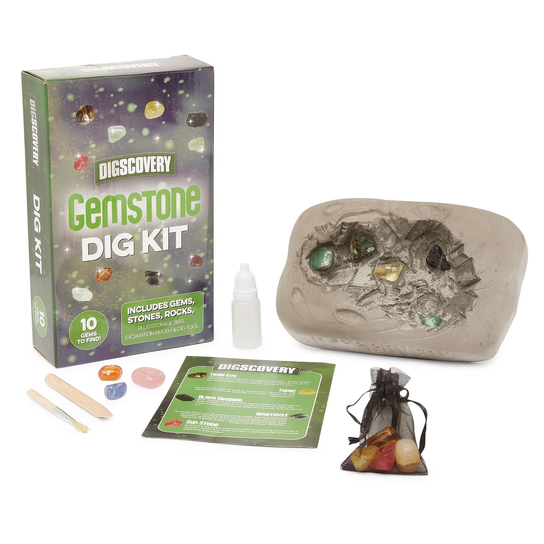Discovery 10-piece Gem Dig Kit with Accessories