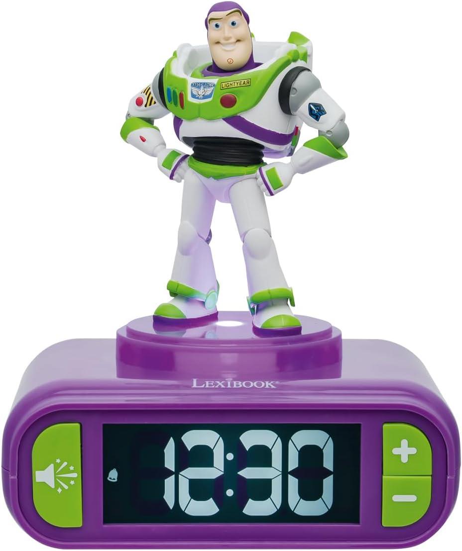 Toy Story 5 Buzz Night Light Alarm Clock with Sounds