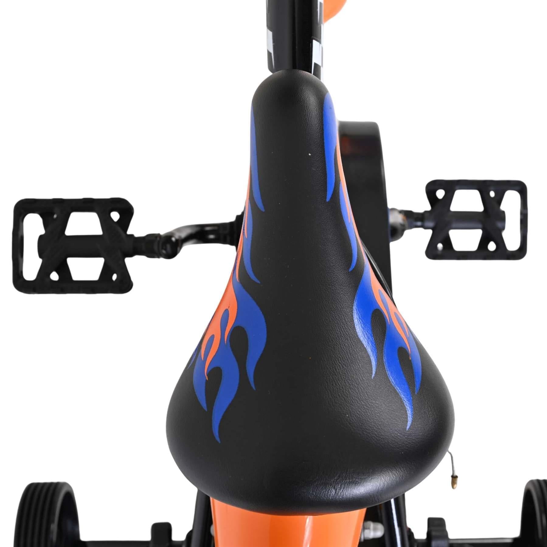 Hot Wheels Children's 14 Inch Two hand brakes  Bike - Black