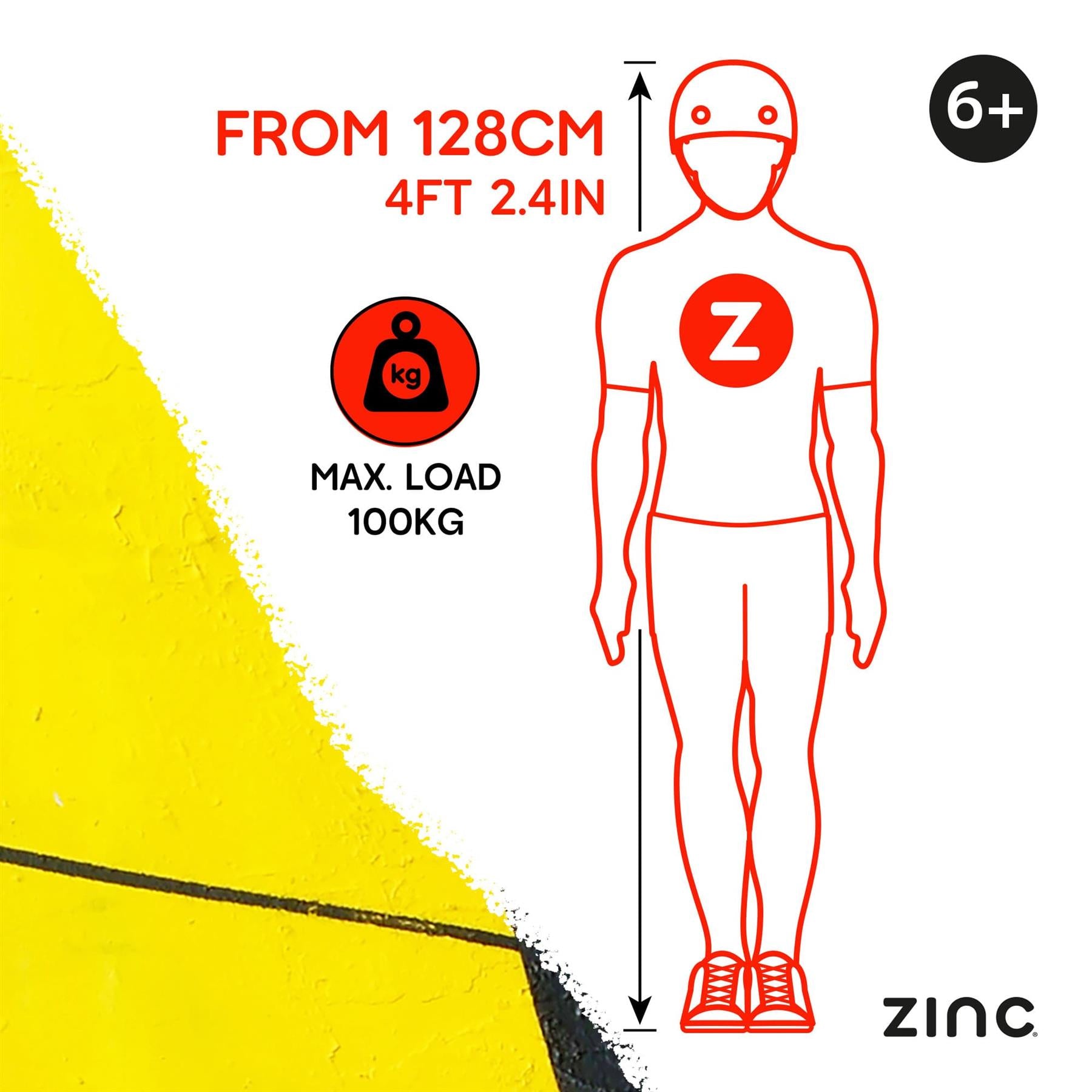 Zinc Backbone Stunt Scooter White