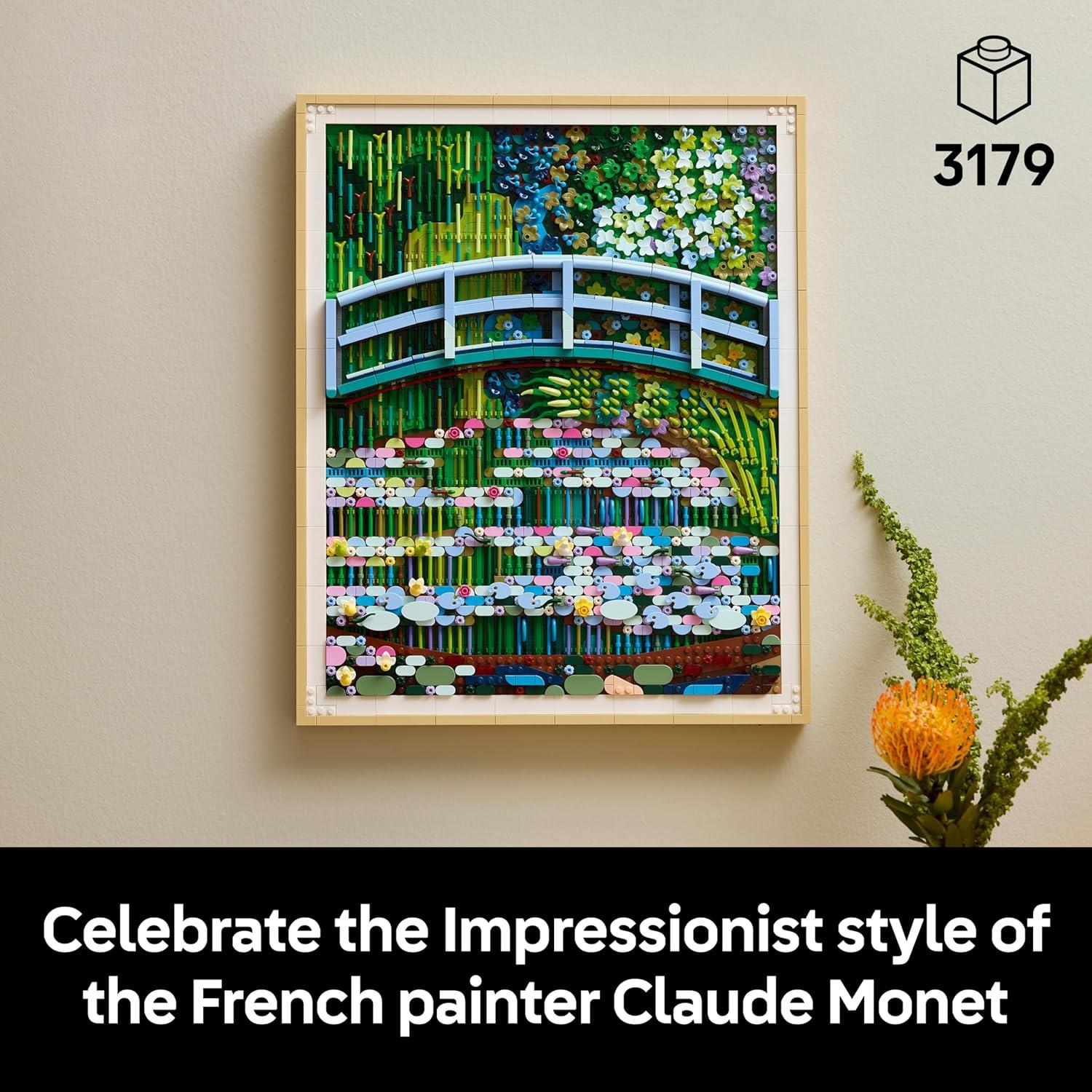 LEGO Art Claude Monet – Bridge over a Pond of Water Lilies 31220