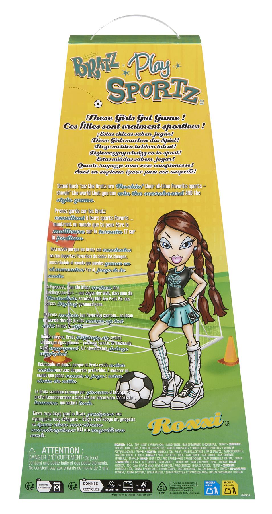 Bratz Play Sportz Doll Roxxi - Soccer