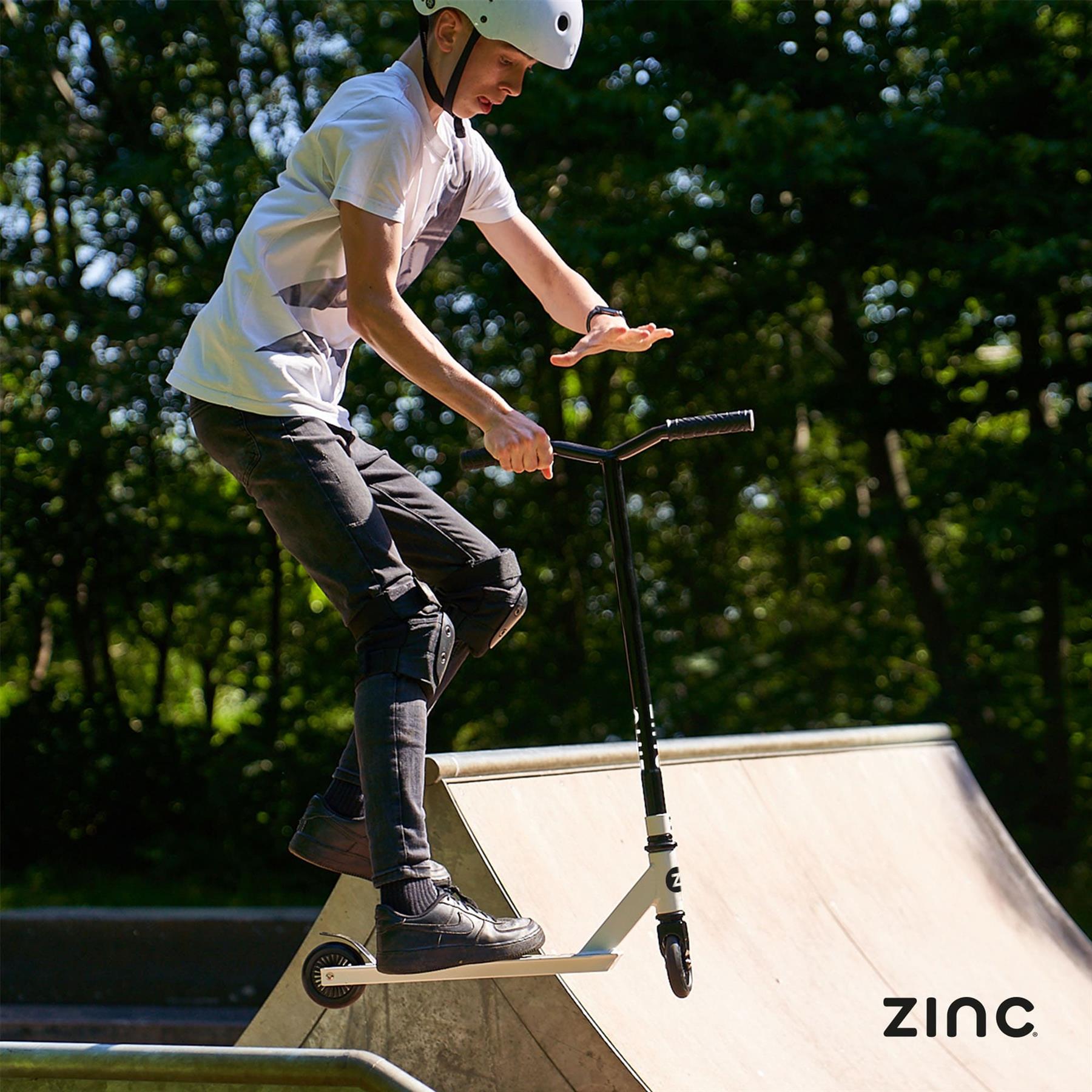 Zinc Backbone Stunt Scooter White