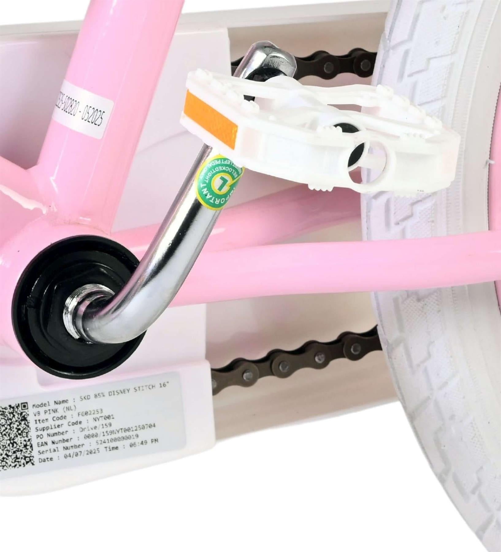 Disney Stitch Children's 16 Inch Bike - Pink