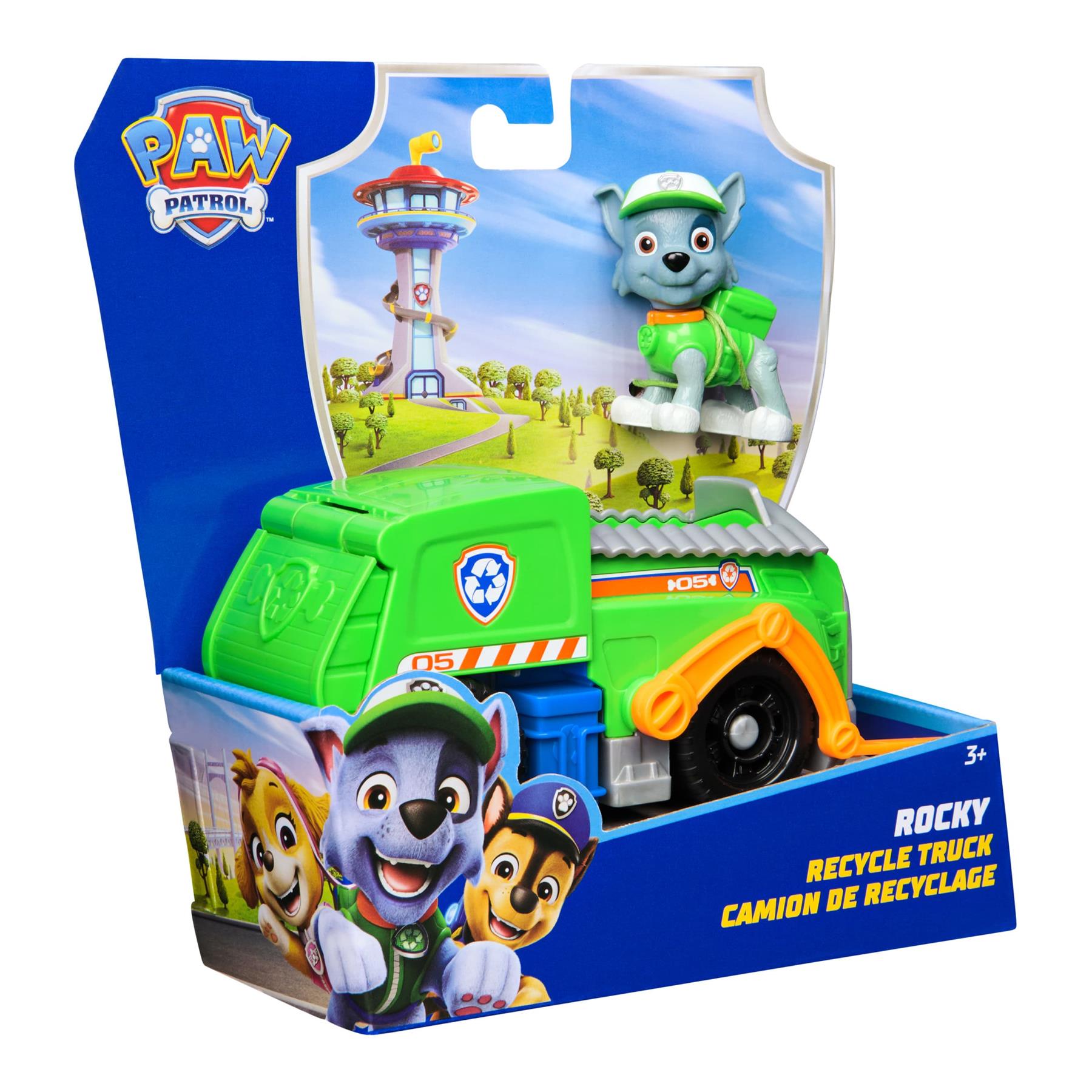 PAW Patrol Core Vehicle - Rocky & Recycling Truck