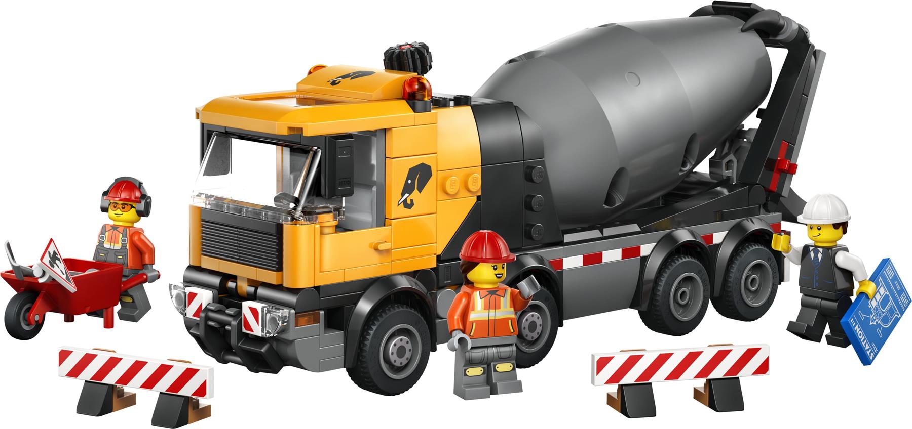 LEGO City Cement Mixer Truck Construction Toy 60478