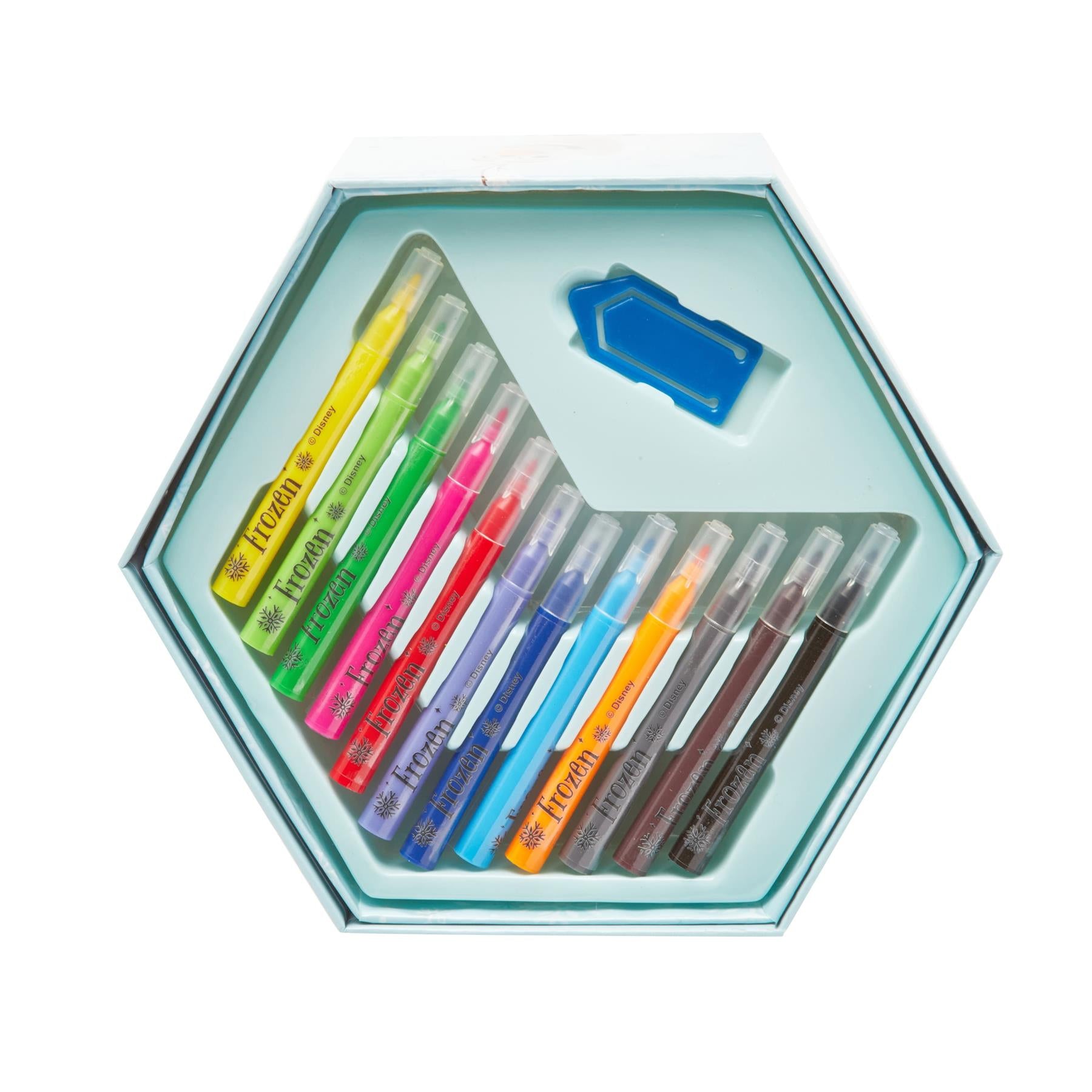 Disney Frozen Deluxe 52-Piece Hexagonal Art Set