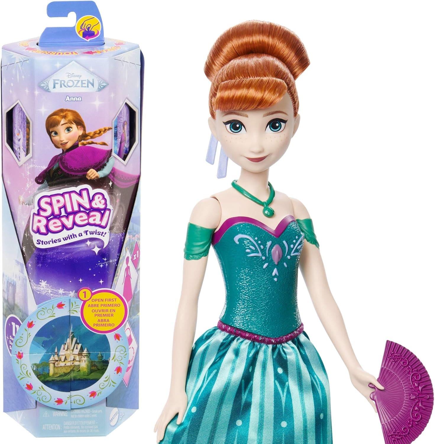 Disney Frozen Anna Fashion Doll Set Spin & Reveal