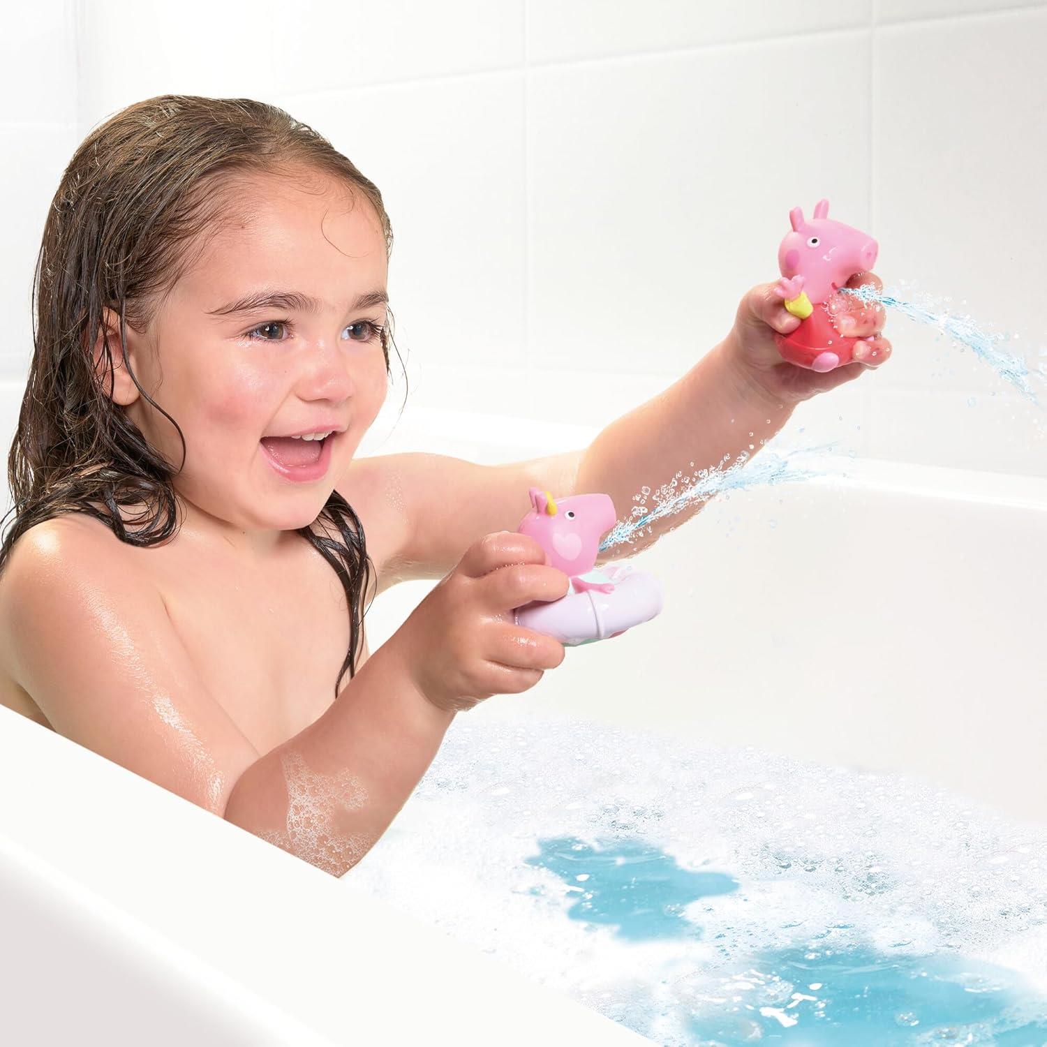 Tomy Toomies Peppa Pig Peppa Bath Squirters Family 5 Pack