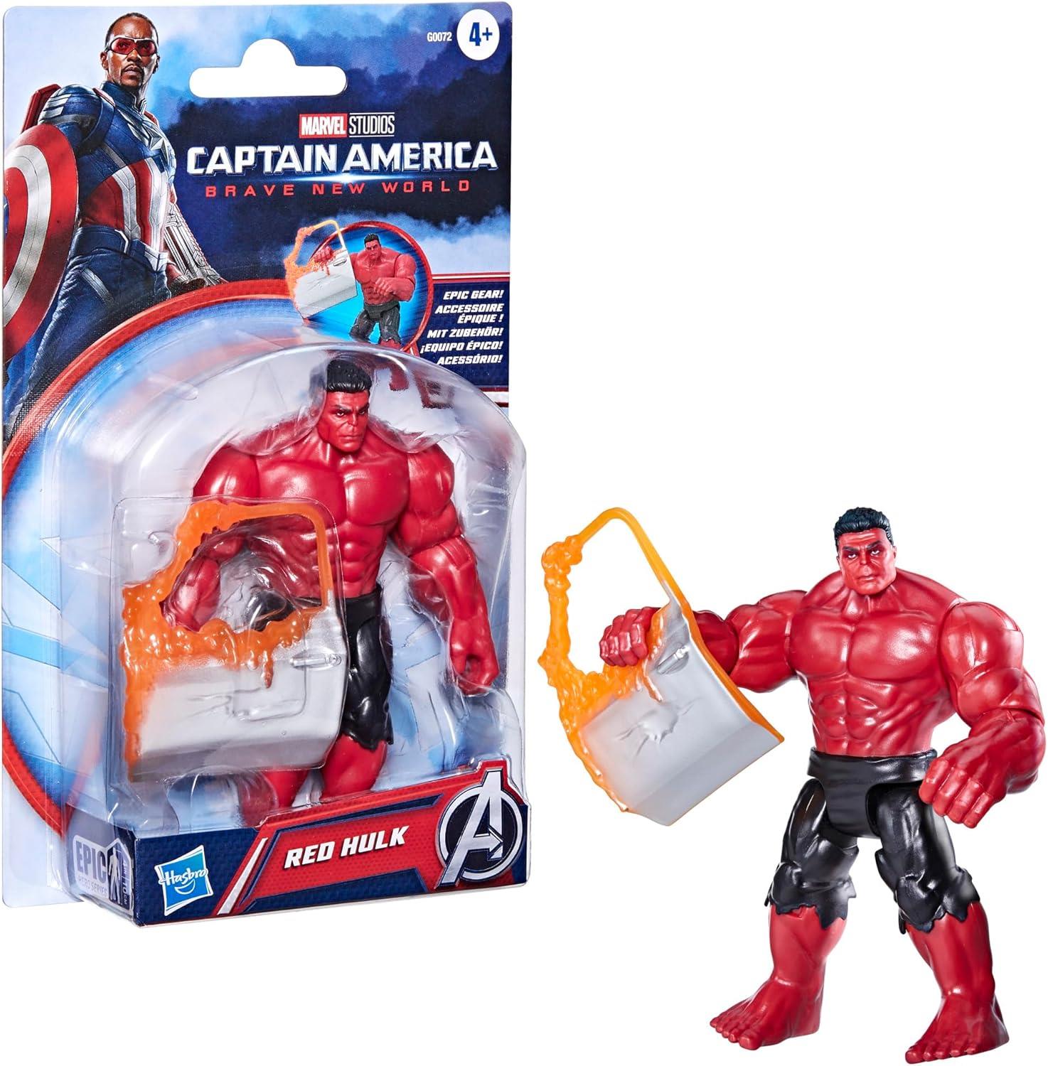 Marvel Avengers Epic Hero Series 4 Inch Action Figure - Red Hulk