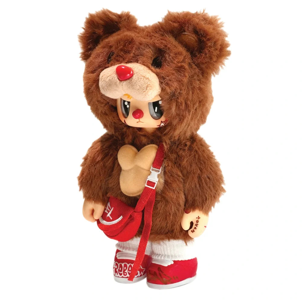 Pop Cuppo Rebel Bear & Bag Movable Plush