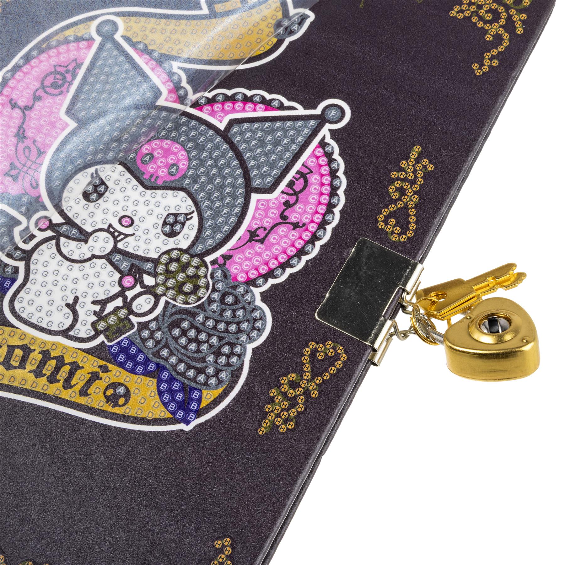 Hello Kitty and Friends Kuromi Crystal Art Secret Diary