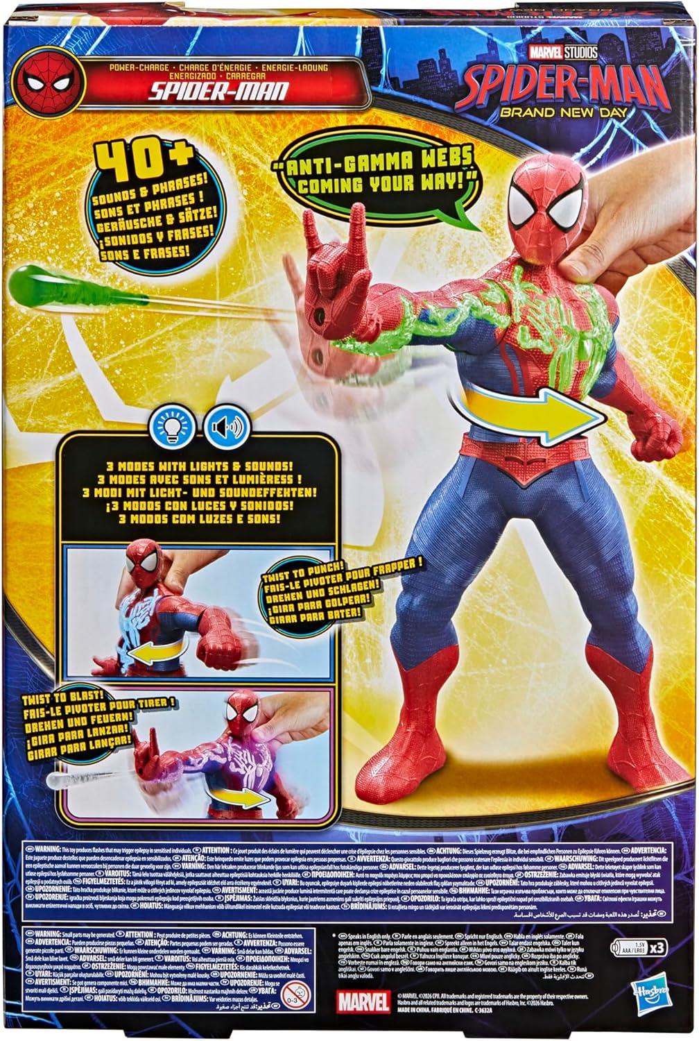 Marvel Spider-Man: Brand New Day Power-Charge Spider Man Action Figure