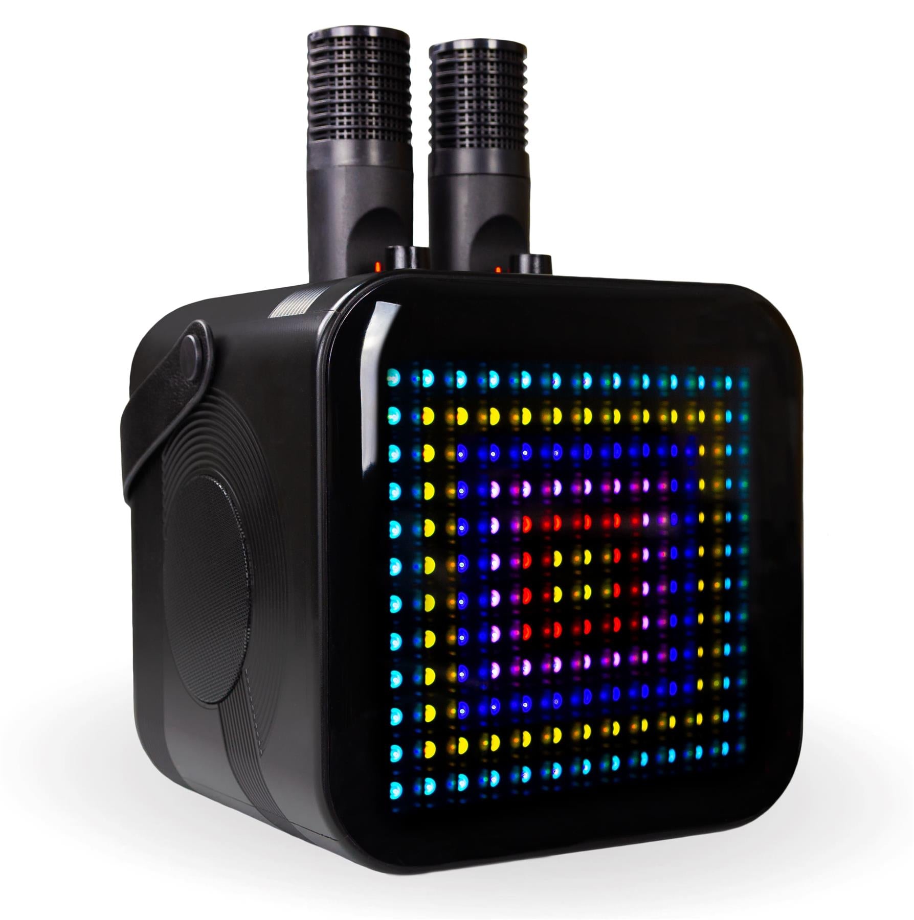 PDT RockJam Karaoke Machine with Two Wireless Microphones
