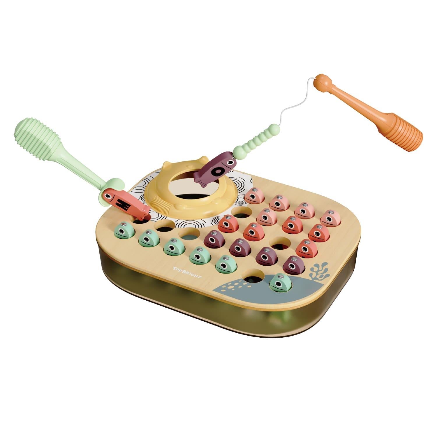 Topbright Wooden Fishing Game ABC