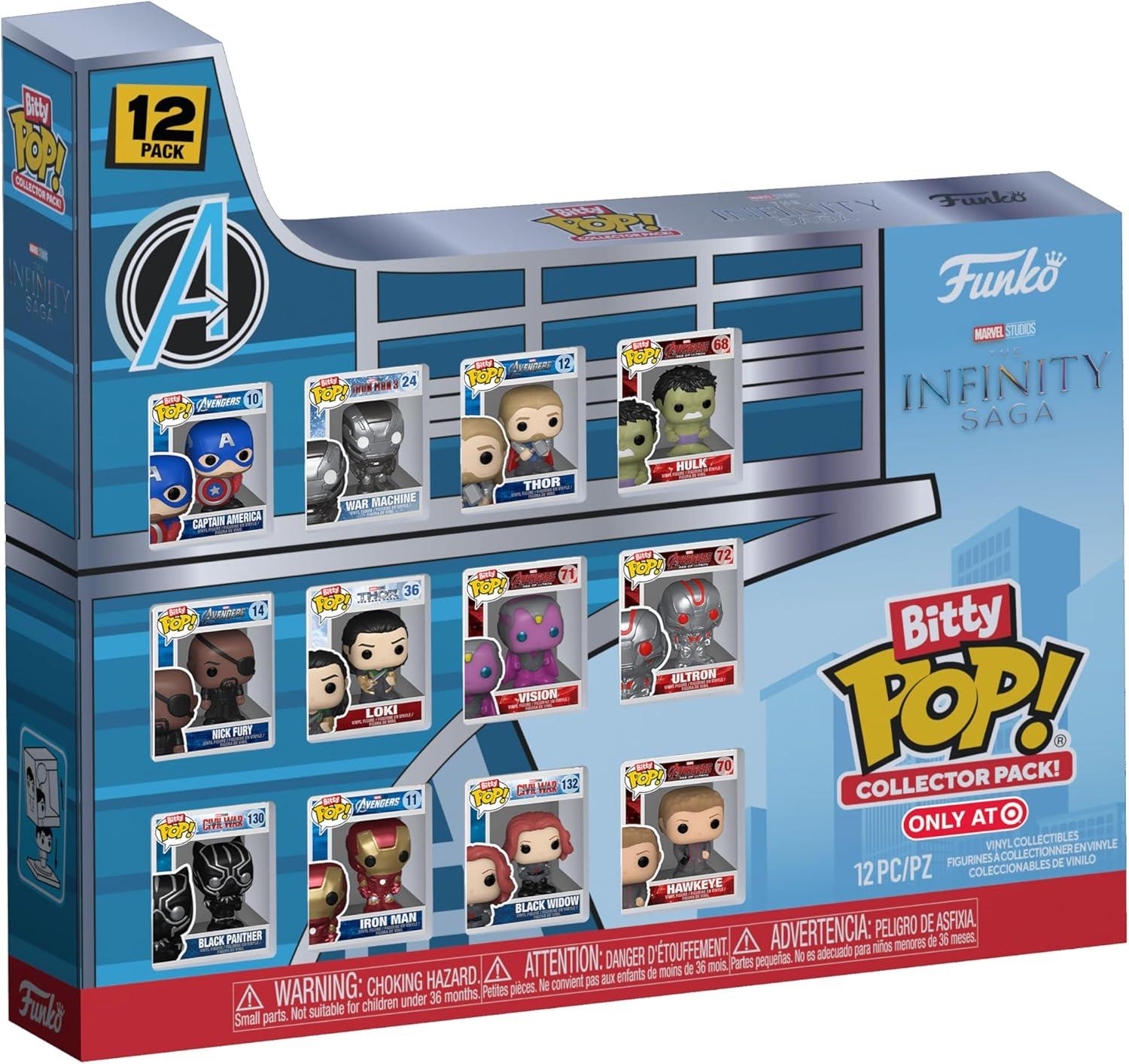 Funko Bitty POP! Collector Pack Avengers The Infinity Saga 12 Pack