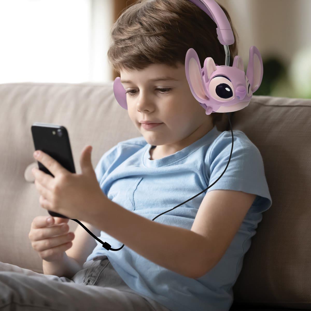 Disney Stitch Angel Wired Foldable Headphone