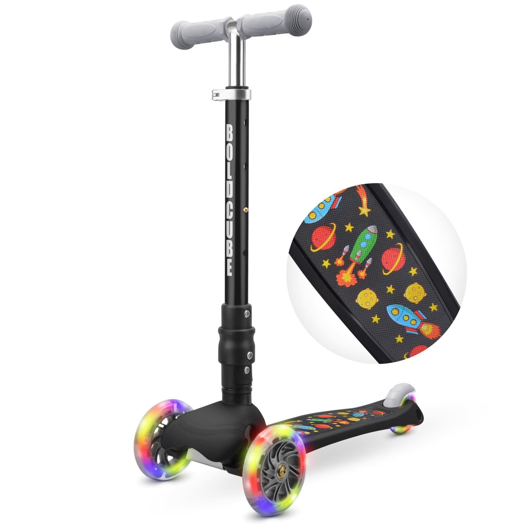 Boldcube Teeny Fold 3 Wheel Scooter - Rocket