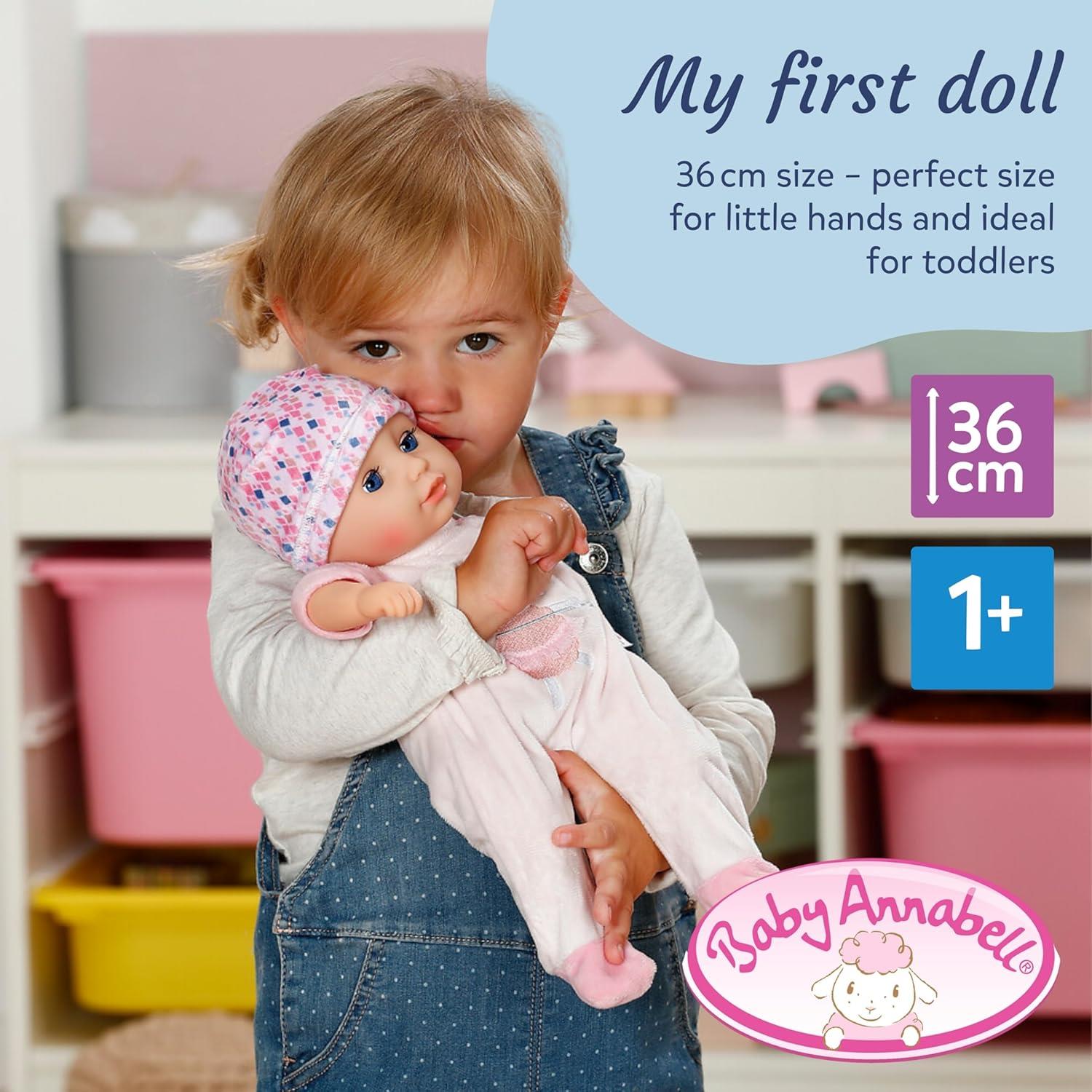 Baby Annabell Soft 36cm Baby Doll with Sleeping Eyes - Anna