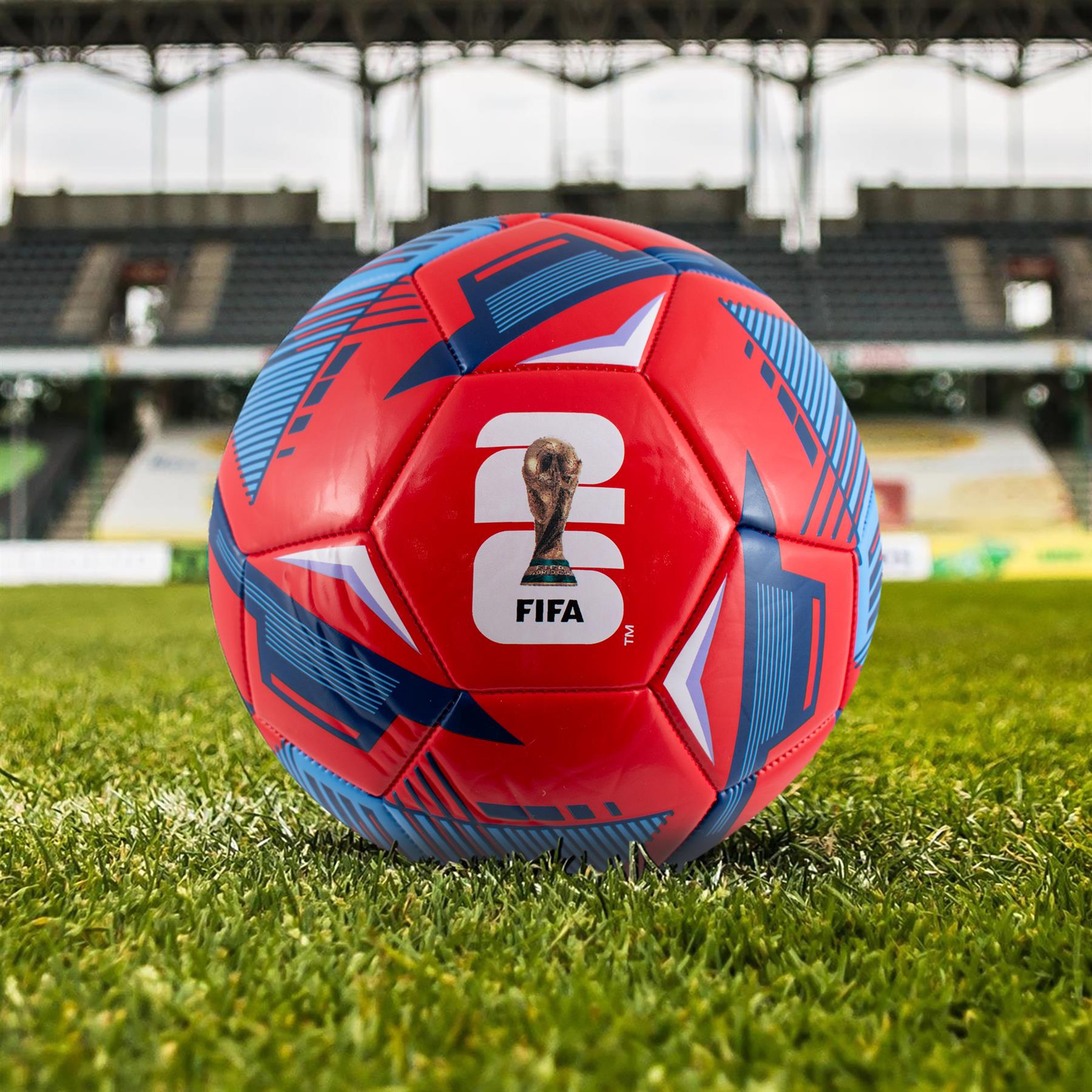 FIFA World Cup 26 Size 5 Reflex Football - Red