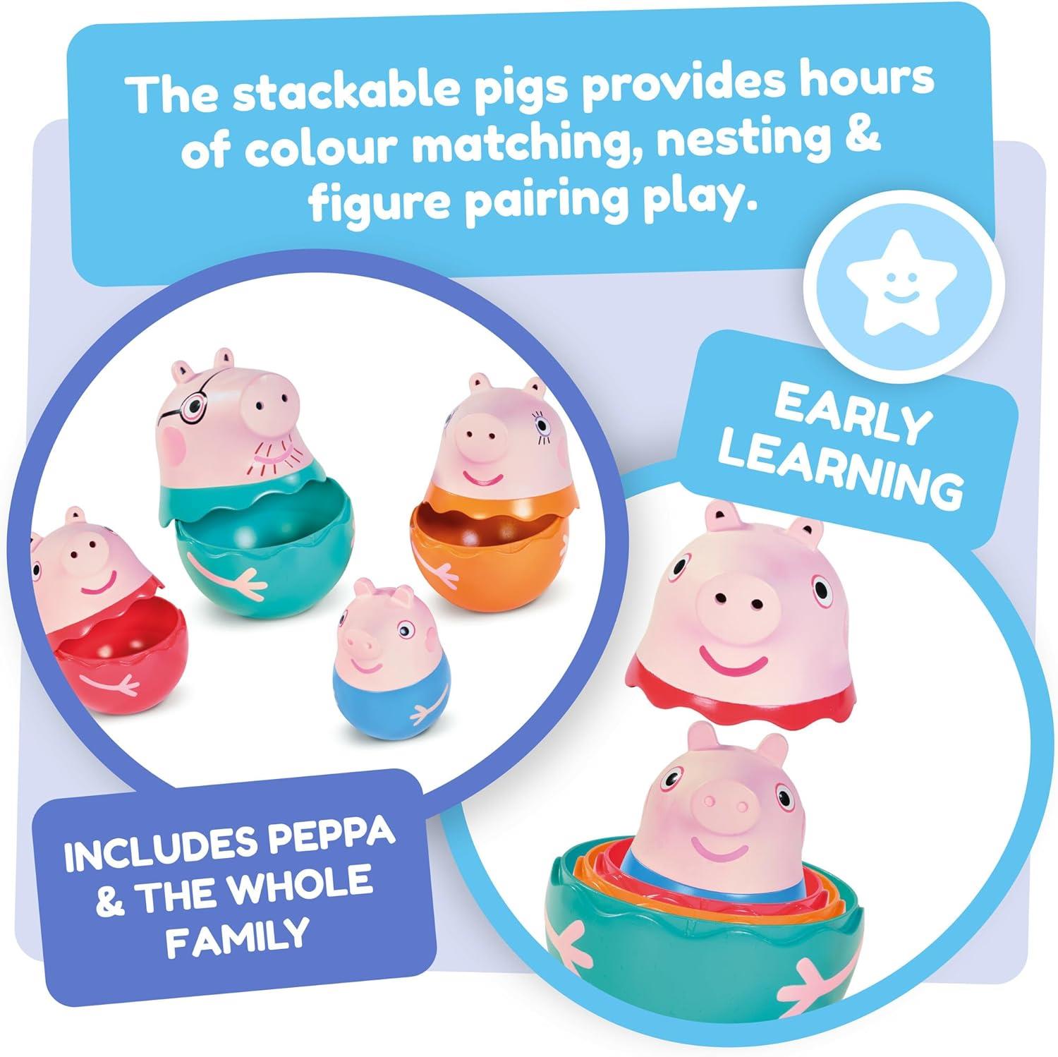 Tomy Toomies Peppa Pig Peppa's Nesting Family