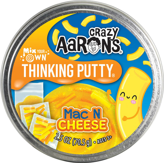 Crazy Aaron's Thinking Putty Mix Your Own Mac N Cheese Putty Playset