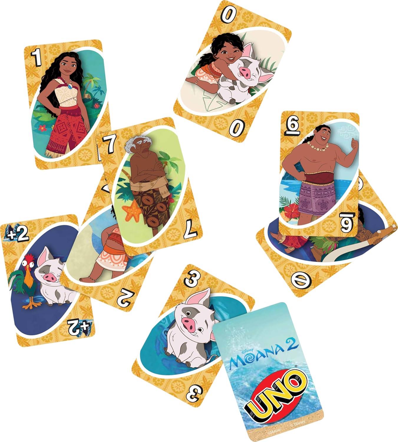 UNO Disney Moana 2 Card Game