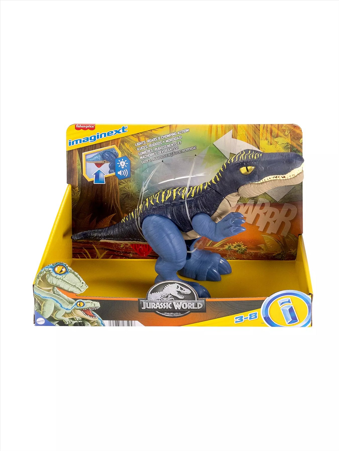Fisher Price Imaginext Jurassic World Growl & Glow Baryonyx