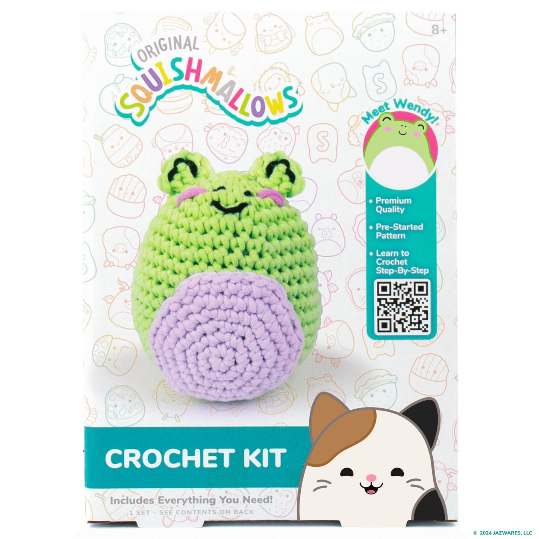 Original Squishmallows - Wendy the Frog Crochet Kit