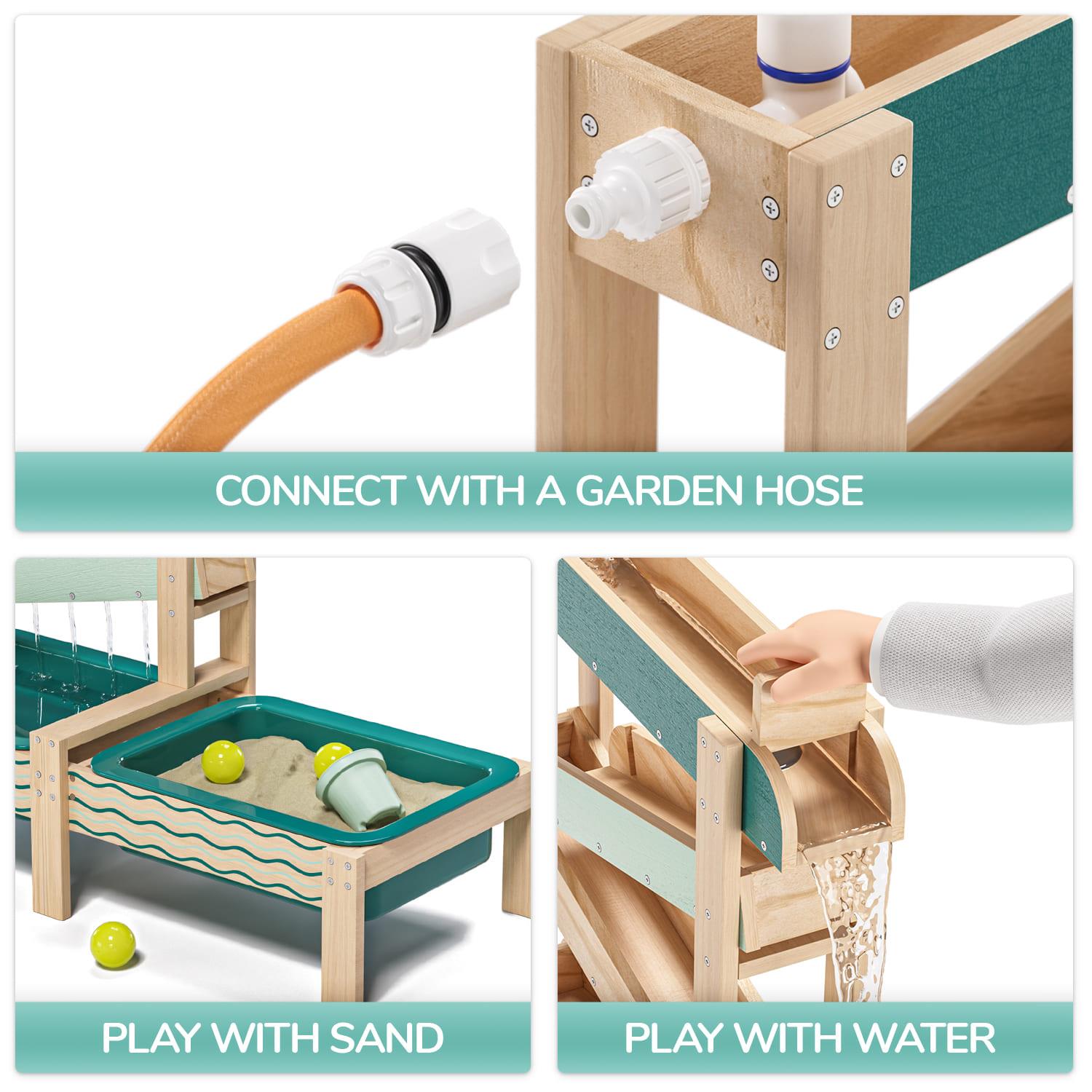 Topbright Wooden Water Track