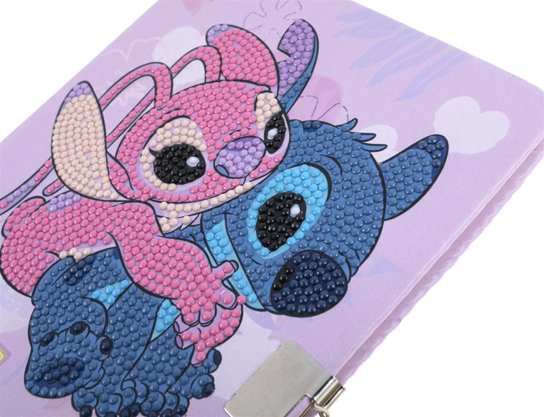 Disney Stitch & Angel Crystal Art Secret Diary