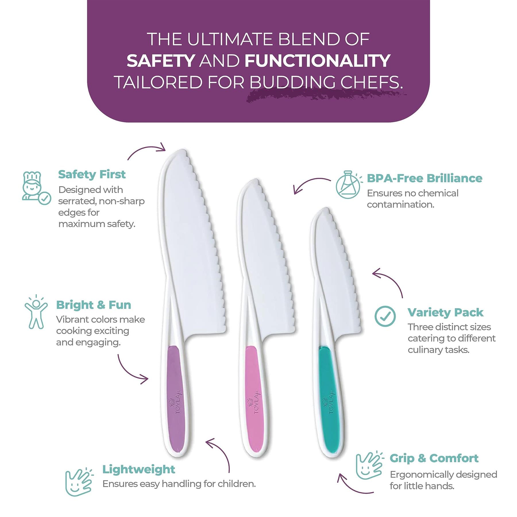 Tovla Jr. Premium Nylon Knife Set